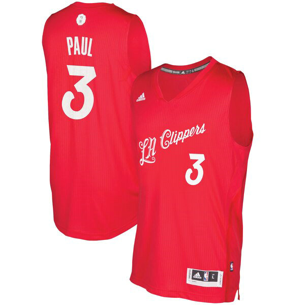 Maillot Los Angeles Clippers Homme Chris Paul 3 2016 adidas Rouge